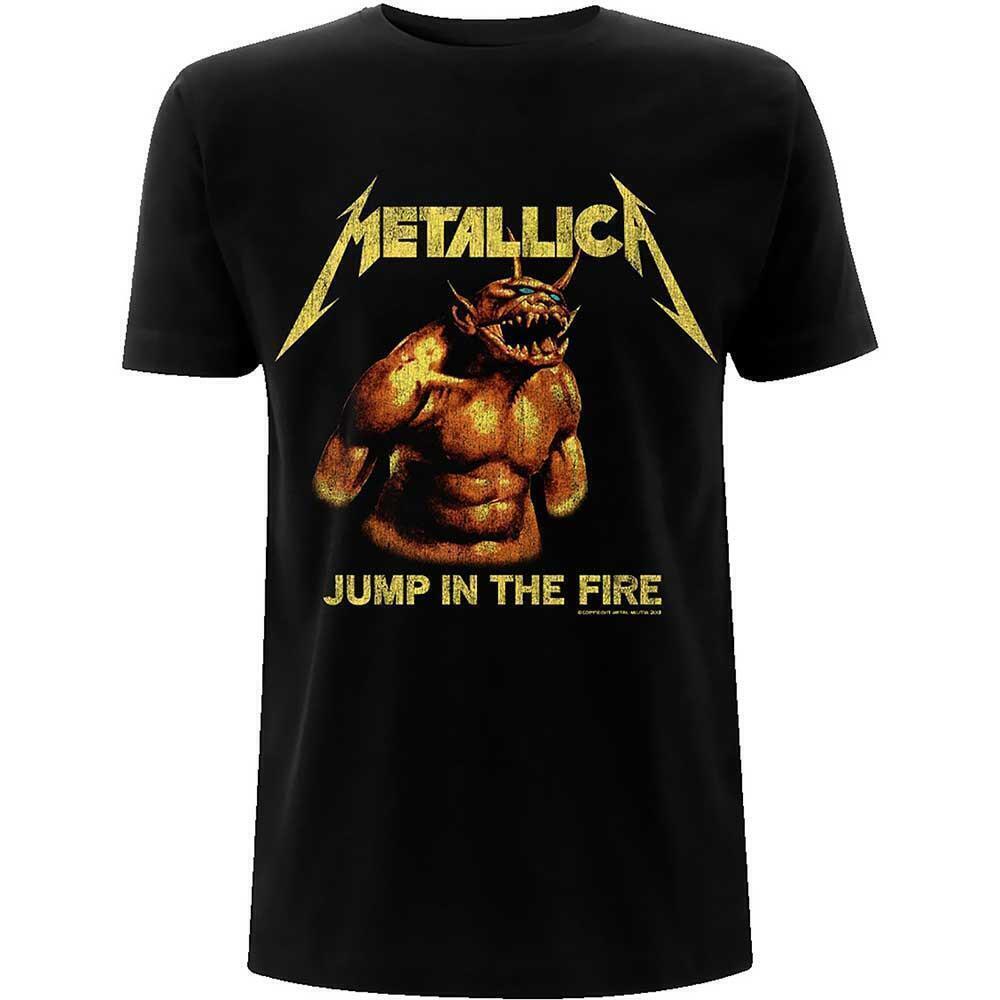 Metallica Unisex T Shirt Jump In The Fire